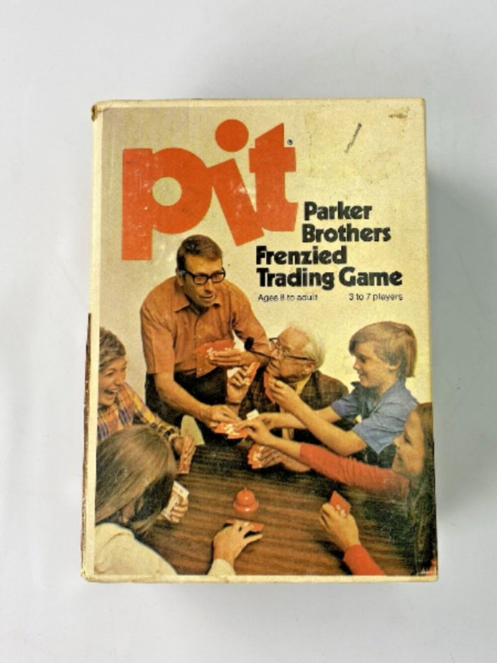 Vintage 1973 Pit Frenzied Trading Card Game with Orange Bell w/o Instructions